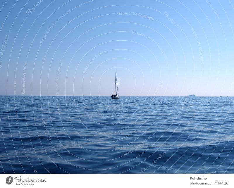 sail away with me Colour photo Exterior shot Deserted Copy Space left Copy Space right Copy Space top Copy Space bottom Day Sunlight Central perspective Joy