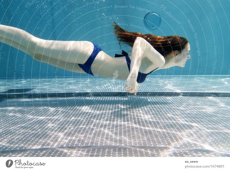 Mermaid II Life Harmonious Calm Swimming pool Swimming & Bathing Leisure and hobbies Feminine Young woman Youth (Young adults) Body 1 Human being 13 - 18 years