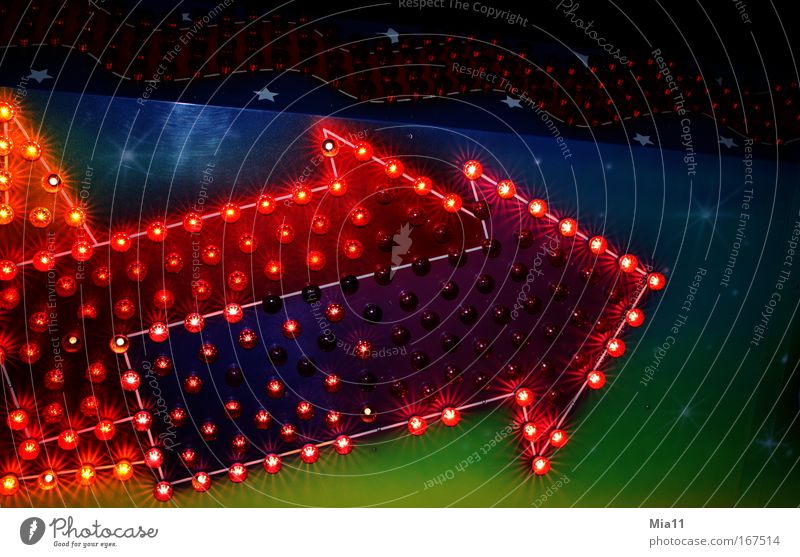 groundbreaking Colour photo Exterior shot Detail Deserted Copy Space right Copy Space top Evening Central perspective Joy Night life Entertainment