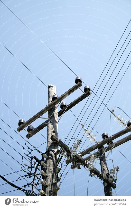 close competition Colour photo Exterior shot Deserted Copy Space top Neutral Background Day Sunlight Energy industry Energy crisis Cloudless sky Summer Wood