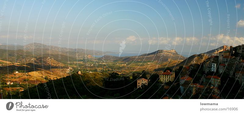 10 o'clock view from Oletta (Corsica) Corsican France Ocean Sunrise Physics Lake Europe Corse Island island view Landscape Warmth Blue Sky