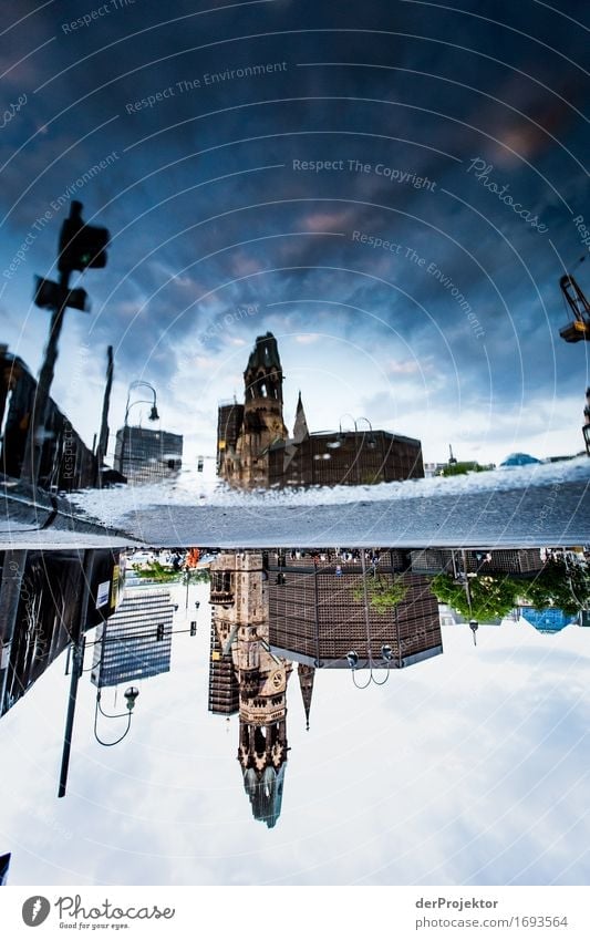Reflection of the Gedächtniskirche in Pudtze Vacation & Travel Tourism Trip Sightseeing City trip Capital city Church Manmade structures Building Architecture
