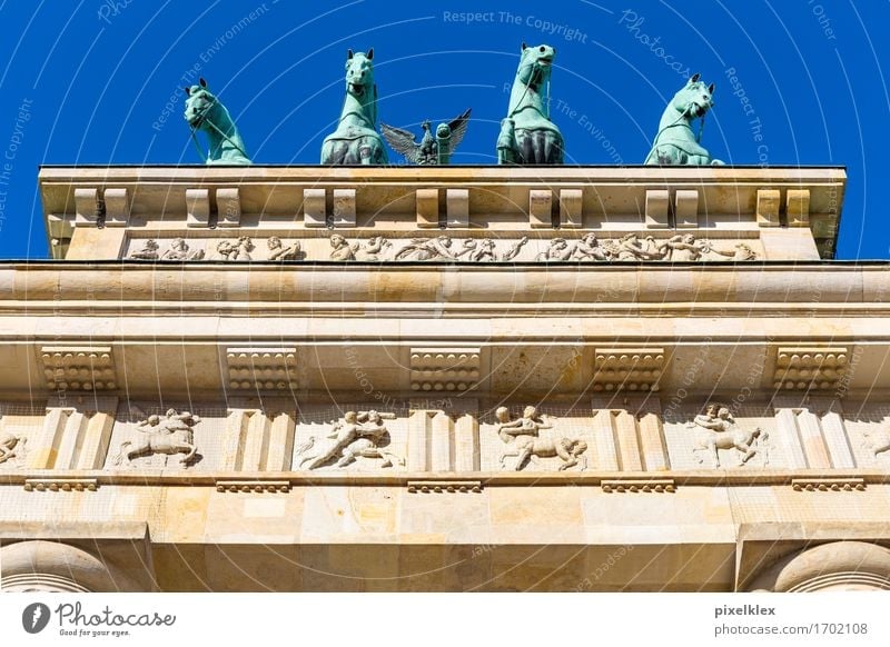 Quadriga At The Brandenburg Gate A Royalty Free Stock Photo From Photocase