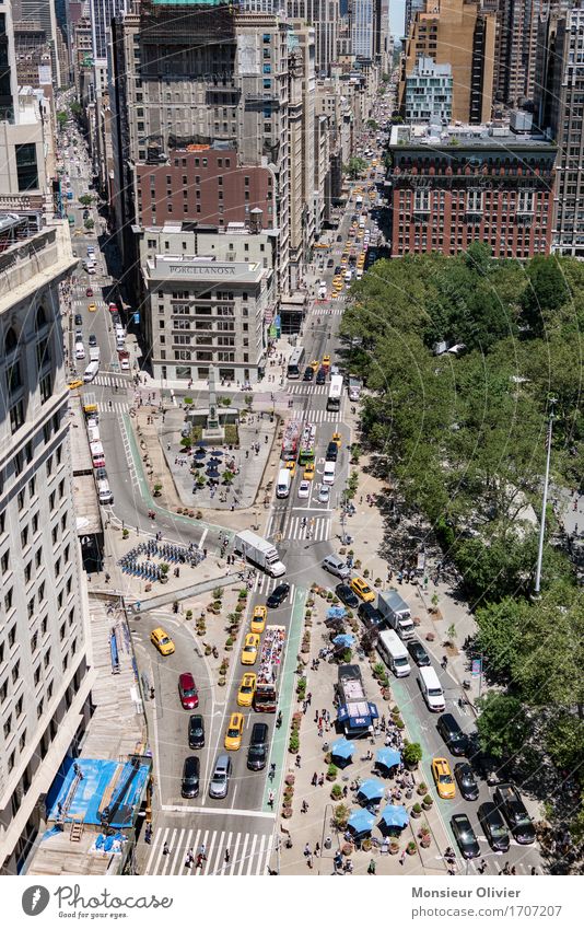 New York City, 2016 Town Downtown Populated Overpopulated House (Residential Structure) High-rise Manmade structures Building Flatiron Building Transport