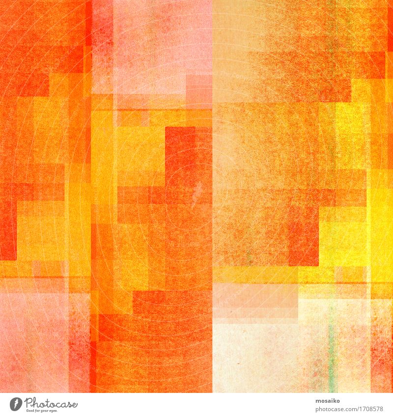 graphic forms - orange and yellow Lifestyle Elegant Style Design Joy Harmonious Well-being Friendliness Happiness Contentment Abstract Background picture