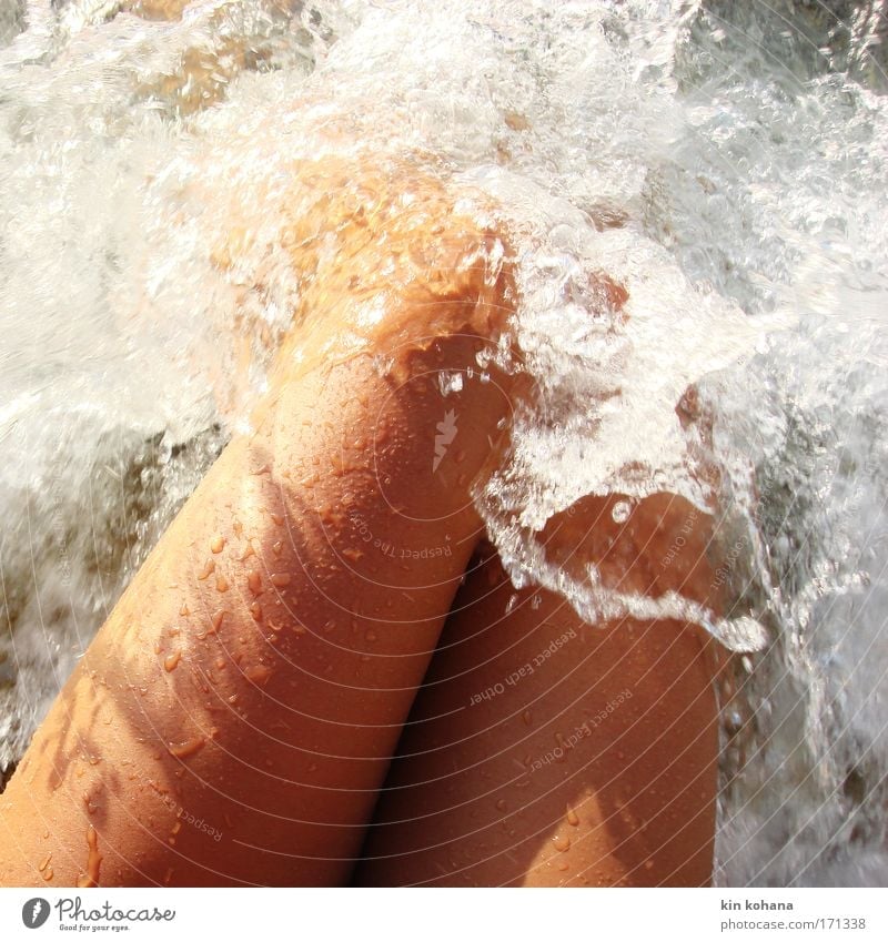 passion _ 03 Colour photo Exterior shot Close-up Nude photography Light Shadow Sunlight Beautiful Relaxation Summer Summer vacation Sunbathing Beach Ocean Waves