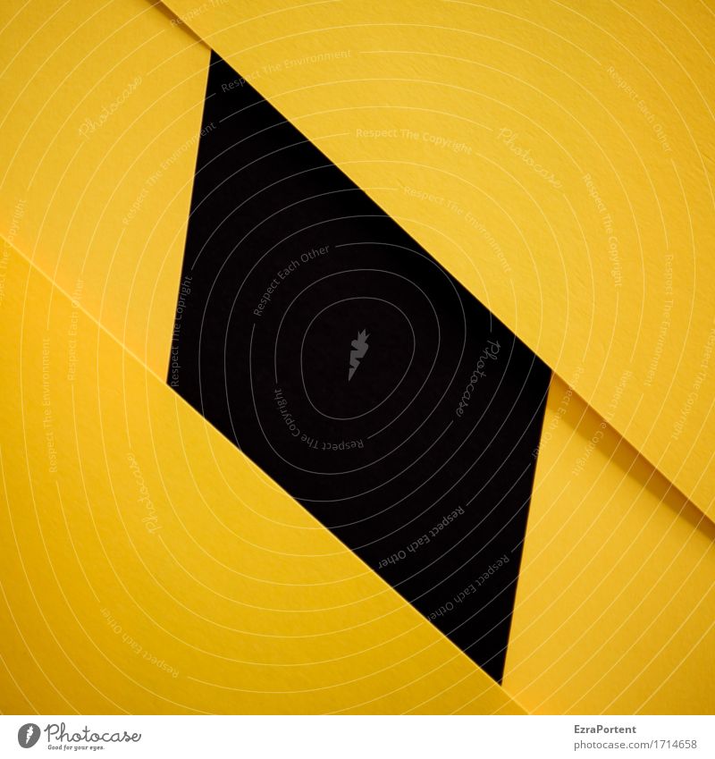 G\|s|\G Paper Sign Signs and labeling Line Sharp-edged Yellow Black Design Eroticism Advertising Background picture Structures and shapes Geometry Illustration
