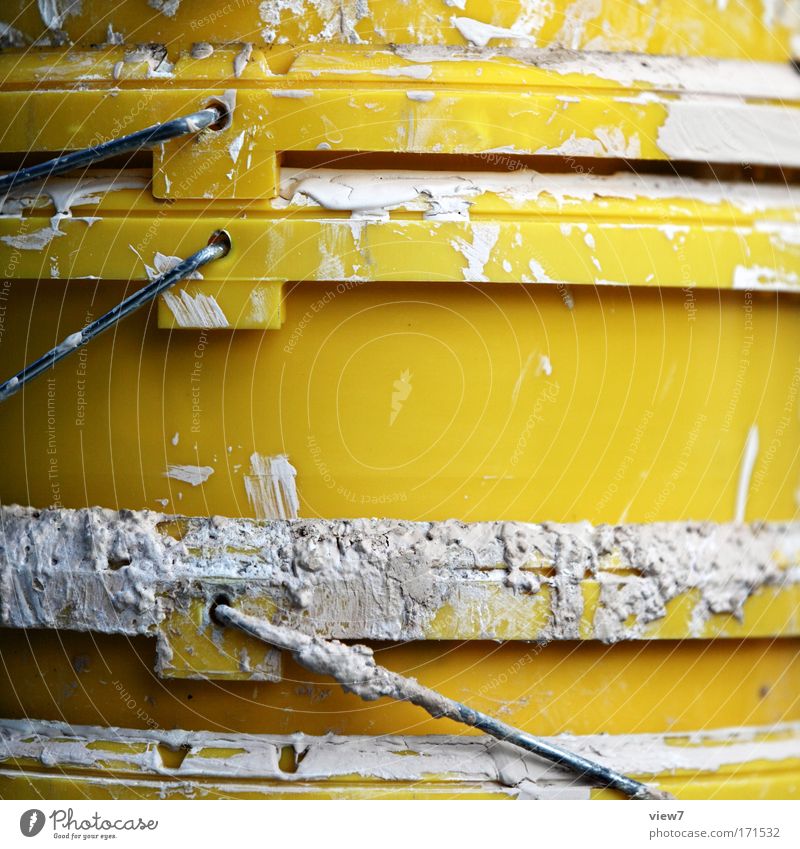 old buckets Colour photo Multicoloured Close-up Detail Deserted Copy Space middle Deep depth of field Leisure and hobbies Playing Craftsperson Painter