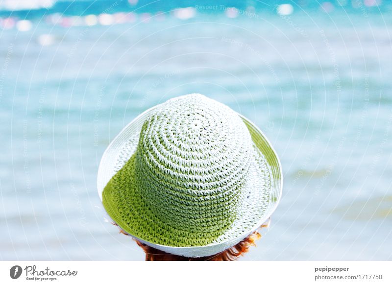 woman with hat Lifestyle Beautiful Wellness Leisure and hobbies Vacation & Travel Tourism Far-off places Freedom Summer Summer vacation Sun Sunbathing Beach