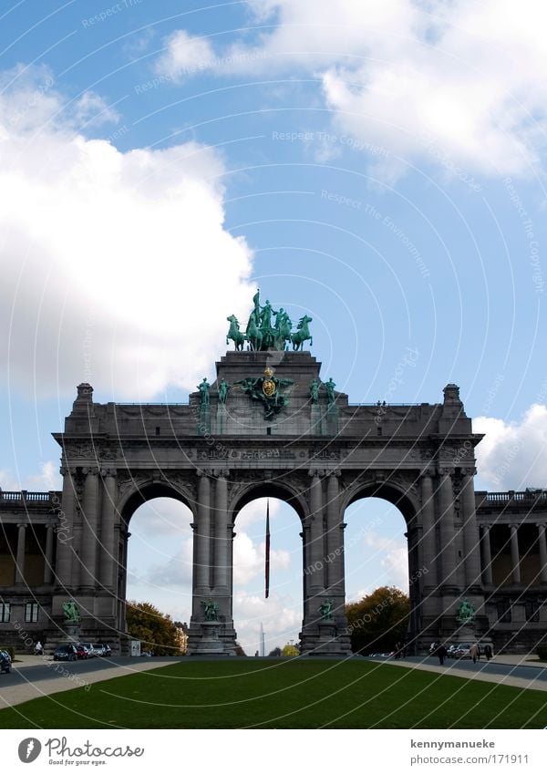 Jubel Park Colour photo Vacation & Travel Tourism Sightseeing City trip Museum Sculpture Brussels Belgium Europe Capital city Gate Day