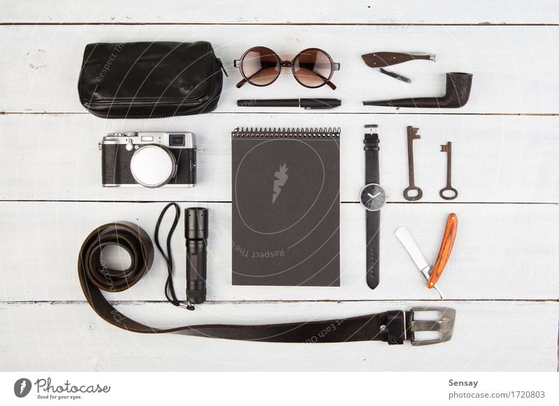 Travel Concept Set Of Cool Men S Stuff A Royalty Free Stock