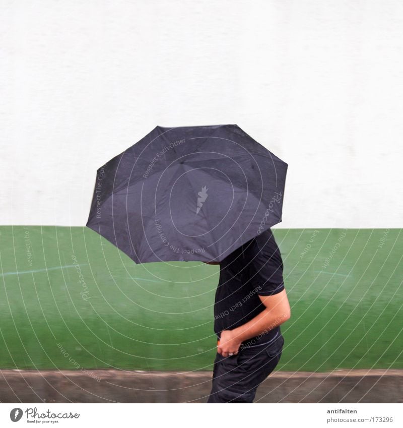 Man In Black Human being Masculine Adults Arm 1 Weather Bad weather Storm Wind Gale Rain Thunder and lightning House (Residential Structure) Wall (barrier)
