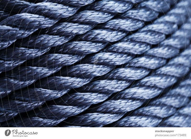 Rope Blue Synthetic Background picture Consistency Diagonal Roll Close-up fibers Nylon