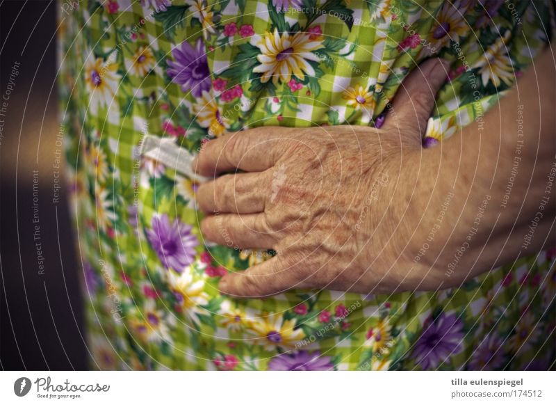 One Hand Old Woman Image & Photo (Free Trial)