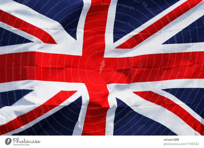 Bye. Bye. Art Esthetic Great Britain brexite Europe Union Jack Flag Nationalities and ethnicity Red Blue Crucifix Politics and state World power Island Outsider