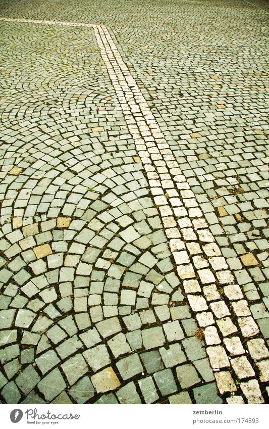 Paving stones Cobblestones Sidewalk Pave Cobbled pathway paver Pattern Structures and shapes Arrangement Town 30 mph zone Line Bend Band