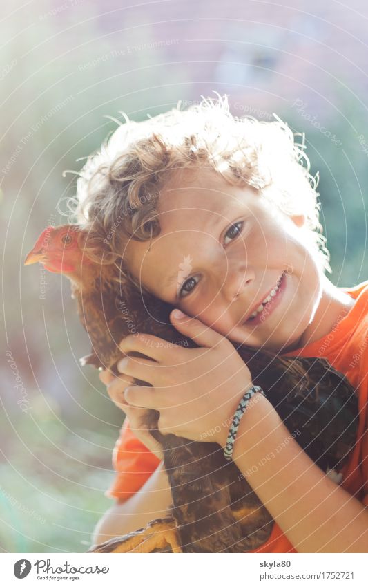 emotional world Boy (child) Child Joy Infancy Childhood memory Hair and hairstyles Safety Safety (feeling of) Warmth Warm-heartedness Garden Nature Pure smile