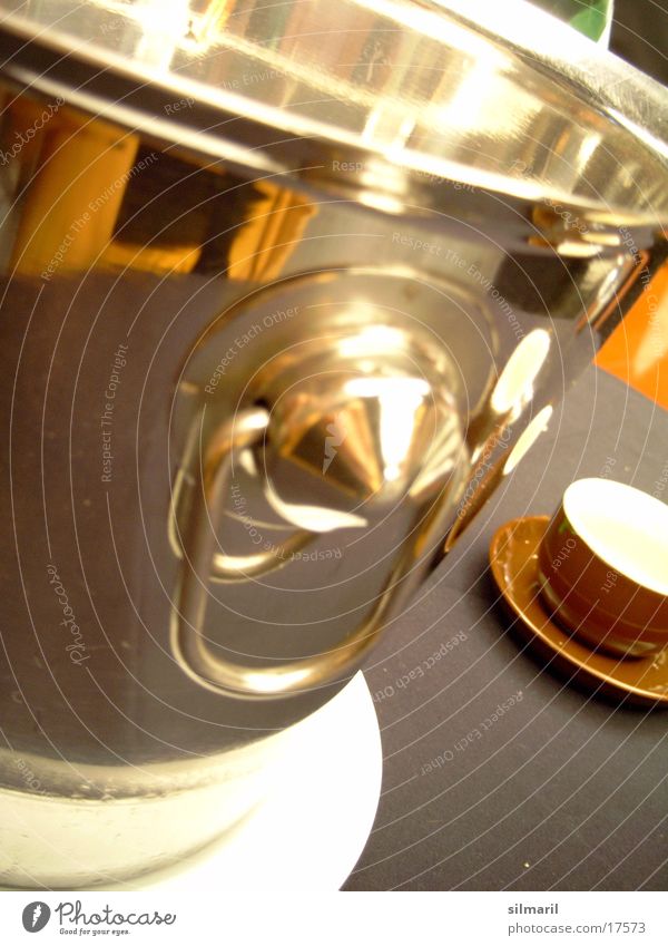 really glossy Glittering Reflection Espresso Cup Table Champagne Cooling Things champagne cooler Metal