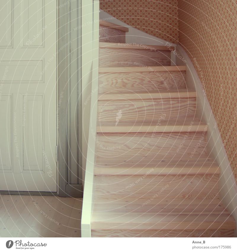 Sweden has style! Design Harmonious Living or residing Flat (apartment) Interior design Wallpaper Room Stairs Door Wood Line Modest Style Period apartment