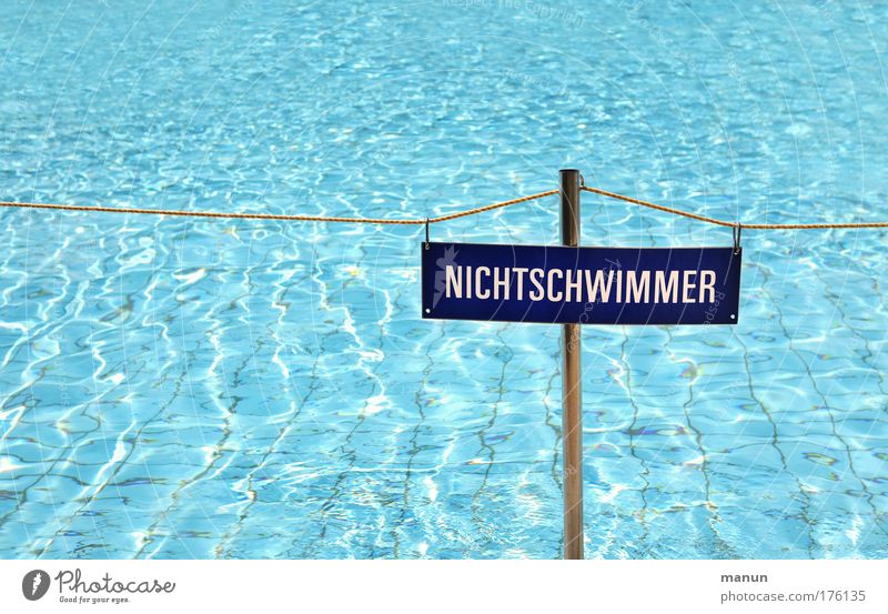 non-swimmer Colour photo Detail Pattern Structures and shapes Copy Space left Copy Space top Copy Space bottom Neutral Background Day Contrast Reflection