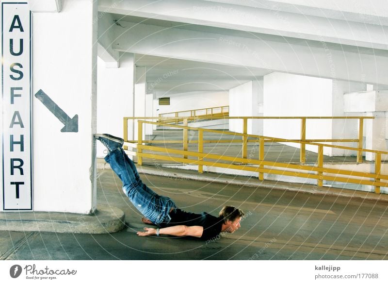 2500_output Colour photo Multicoloured Interior shot Day Long shot Full-length Lifestyle Joy Playing Human being Masculine Man Adults 1 30 - 45 years Airport