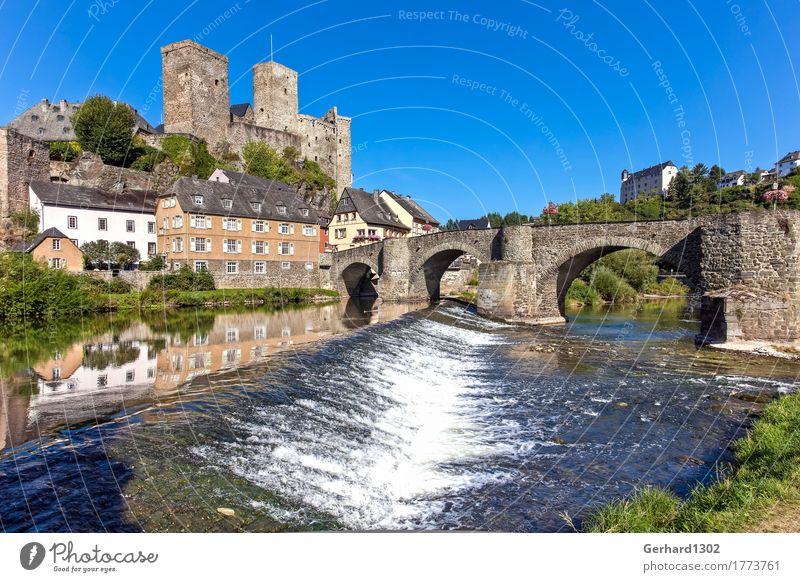 Castle Runkel an der Lahn Vacation & Travel Tourism Trip Sightseeing Water River Village Old town Bridge Tourist Attraction Landmark Monument