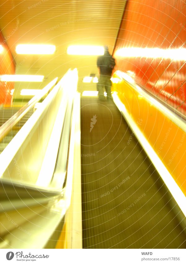 Escalator to nothing Underground St. Pauli Reeperbahn Transport Quarter