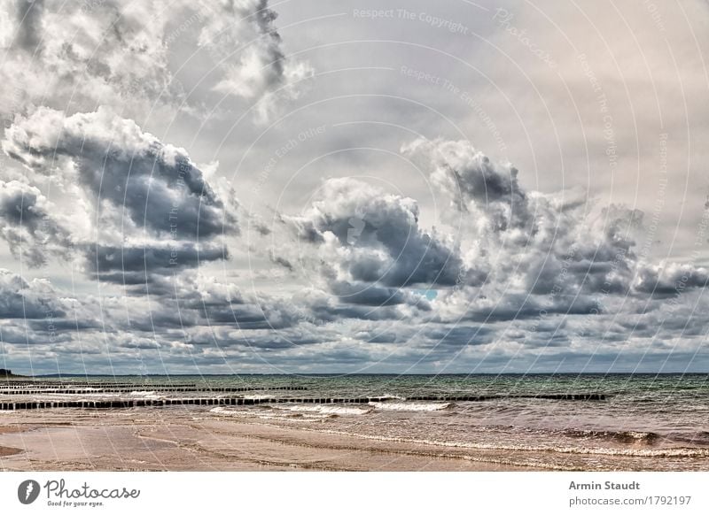 Baltic Sea landscape Vacation & Travel Adventure Far-off places Freedom Summer vacation Beach Ocean Island Environment Nature Landscape Sand Air Water Clouds