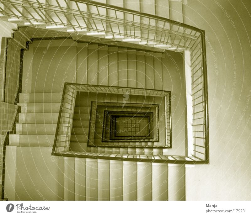 stairwell Staircase (Hallway) Sharp-edged Architecture Stairs