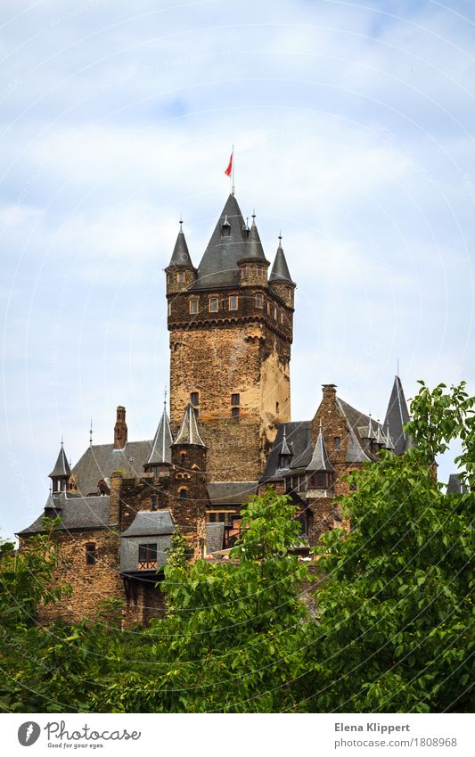 Reichsburg Cochem "Moselle Eifel" Germany Europe Small Town Old town Castle Manmade structures Building Architecture Tourist Attraction Landmark Monument