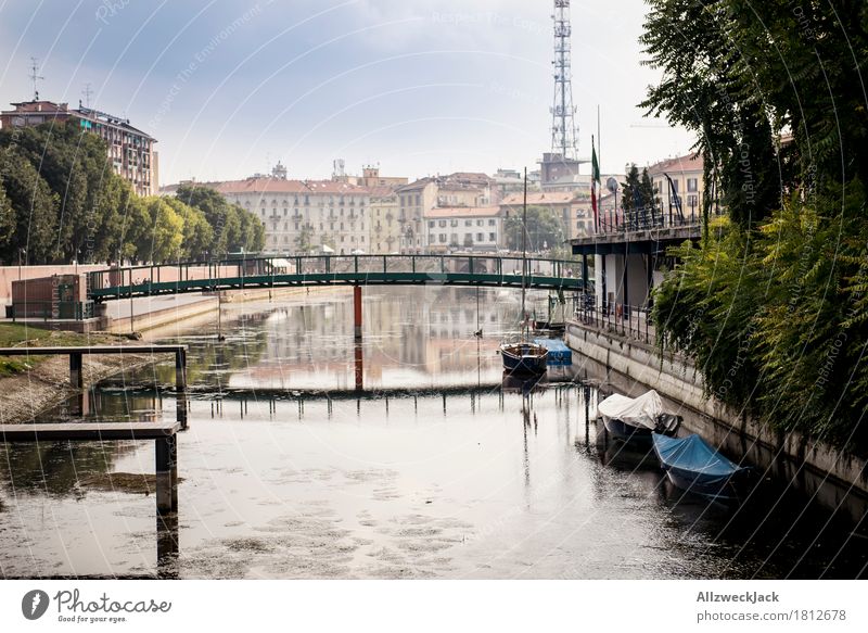 Milano Porto Genova I Italy Town Old town House (Residential Structure) Bridge Building Architecture Vacation & Travel Channel Water Promenade Harbour Jetty