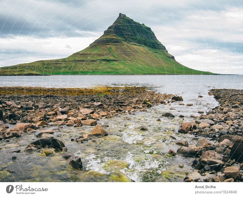 Kirkjufell - the most beautiful mountain in the world Vacation & Travel Tourism Trip Adventure Far-off places Nature Landscape Elements Earth Water Sky Clouds