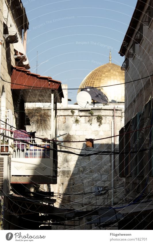 Where are you going to the Dome of the Rock? Colour photo Exterior shot Day Vacation & Travel Sightseeing City trip Capital city Tourist Attraction Landmark