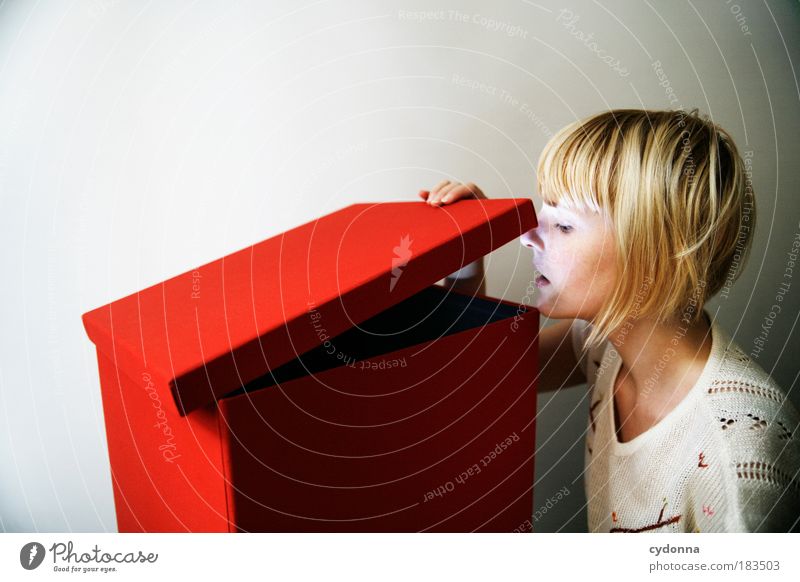 Hello? Colour photo Interior shot Studio shot Detail Copy Space left Copy Space top Neutral Background Day Artificial light Light Shadow Contrast High-key