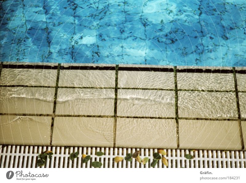 summer remains Colour photo Exterior shot Copy Space top Day Leisure and hobbies Summer Waves Swimming pool Open-air swimming pool Sporting Complex Water