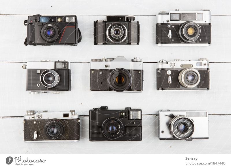 vintage cameras background