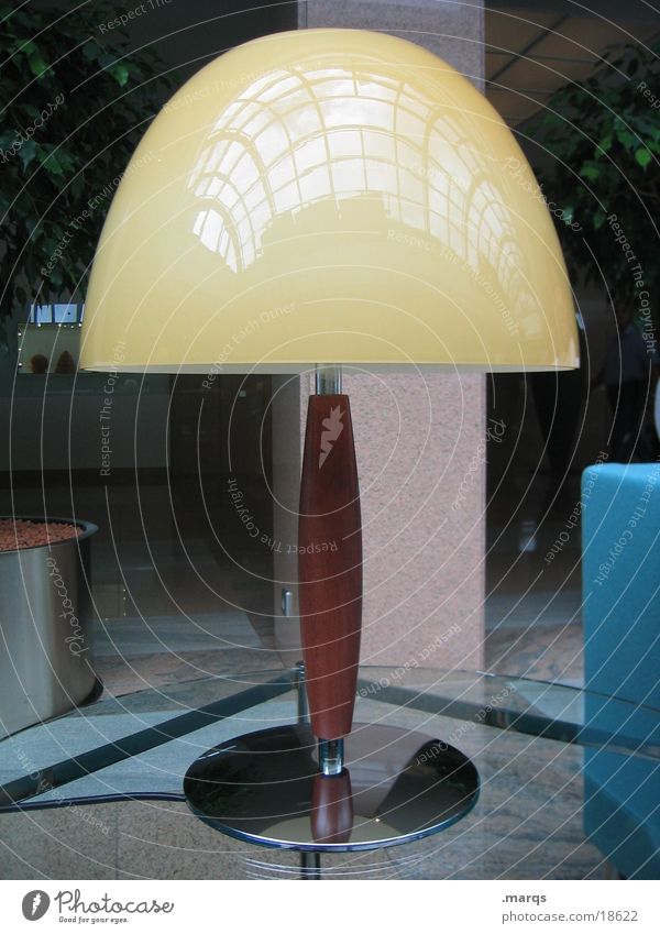 Olle Lamp Yellow Individual Things Table Living or residing Silver Detail Loneliness Boredom
