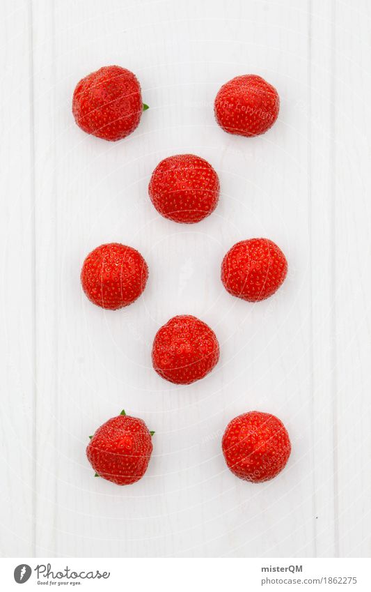 eight-berry. Art Work of art Esthetic Strawberry Red Strawberry ice cream Strawberry variety Strawberry jam 8 8 - 13 years Attentive Fruit White