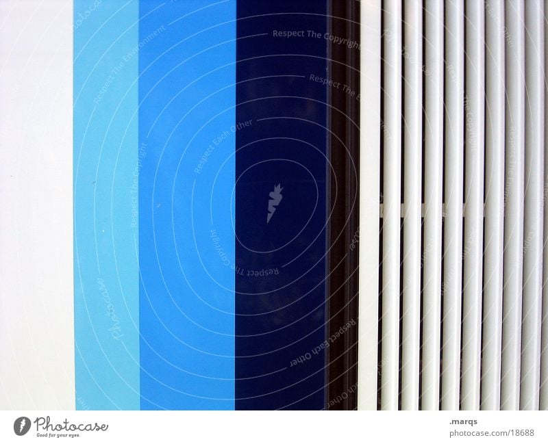 Vertical|Blue Light blue Turquoise White Striped Color gradient Line Gradation Photographic technology Obscure
