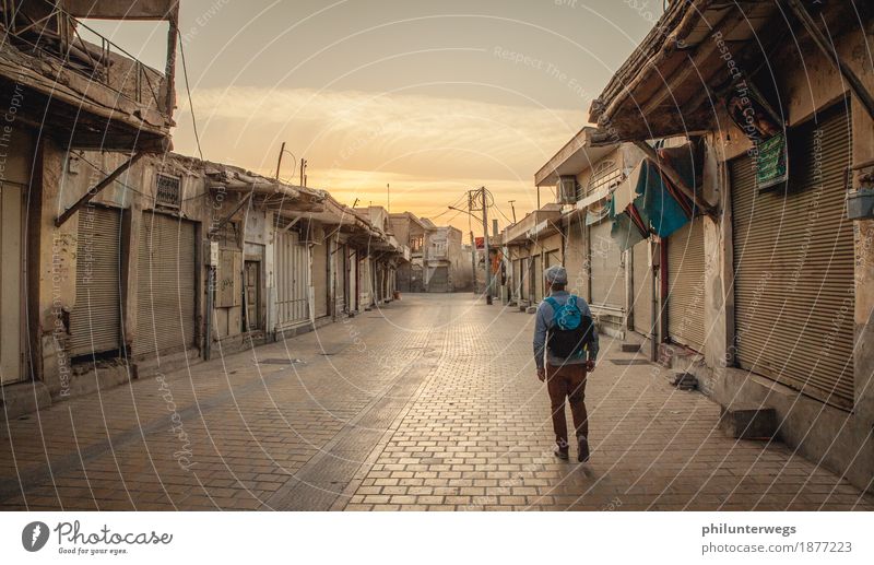 In the streets of Tehran Tourism Trip Adventure Far-off places Sightseeing City trip Expedition Summer Sky Beautiful weather Iran Village Town Capital city