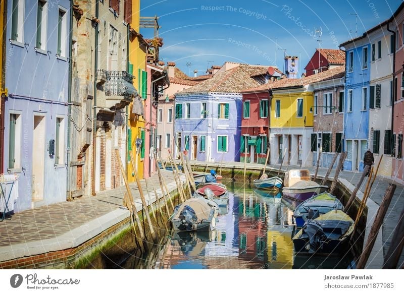 Venice and Burano in the afternoon sun. Beautiful Vacation & Travel Tourism Summer Sun Ocean House (Residential Structure) Culture Sky Village Town Building