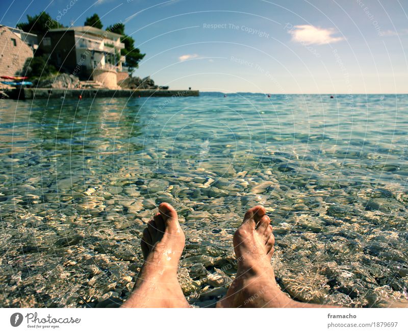 onthebeach Relaxation Swimming & Bathing Vacation & Travel Tourism Far-off places Freedom Summer Summer vacation Sunbathing Beach Ocean Human being Feet 1 Water