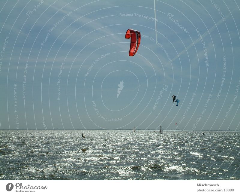 kitesurfing Kiting Sports Sun Water