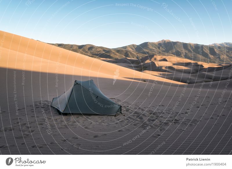 Camping in Great Sand Dunes National Park Contentment Relaxation Vacation & Travel Trip Adventure Far-off places Freedom Expedition Summer Hiking Environment