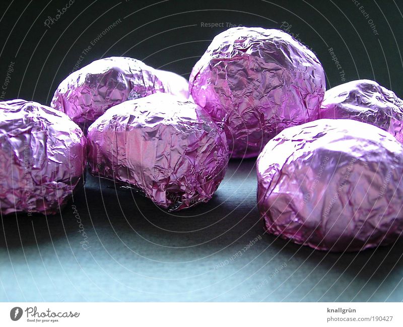 treat Food Candy Chocolate Nutrition Sphere To enjoy Glittering Delicious Round Gray Pink Black Contentment Luxury Stanio paper Sweet nerve food Happy