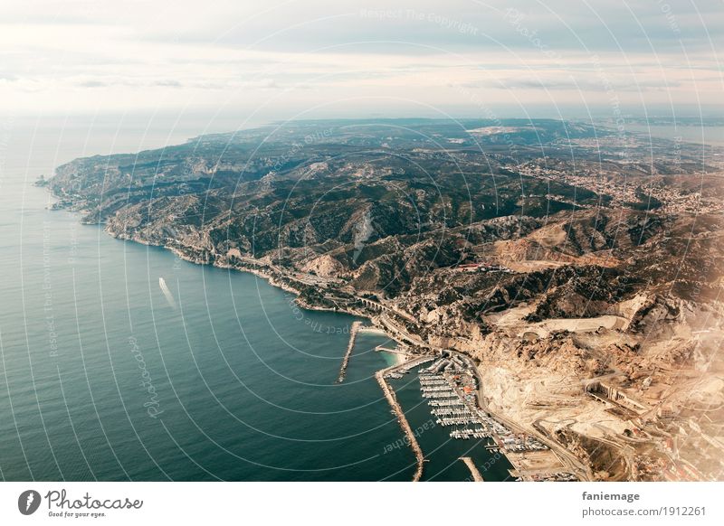 Les Riaux Environment Nature Landscape Elements Earth Air Water Horizon Summer Beautiful weather Hill Mountain Waves Coast Beach Marseille Harbour l'Estaque