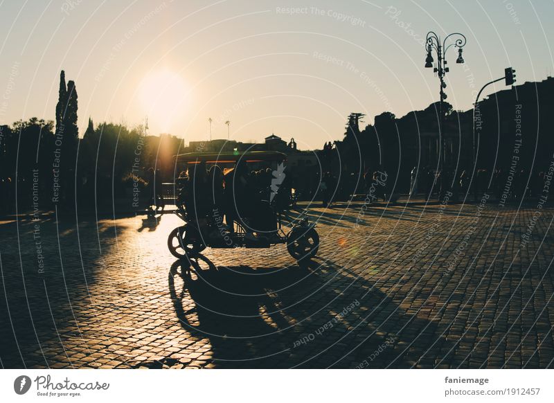 Roma VI Lifestyle Style Cycling Human being Town Capital city Downtown Old town Populated Driving Emotions Moody Joy Happy Happiness Joie de vivre (Vitality)