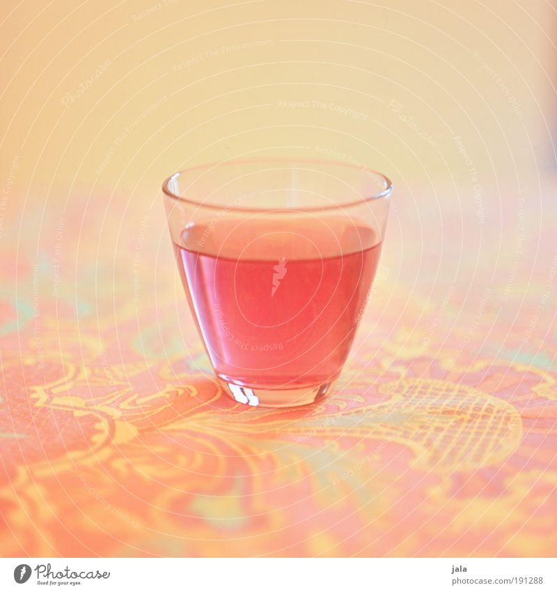 cherry soda Food Nutrition Beverage Cold drink Lemonade Alcoholic drinks Glass Fluid Multicoloured Yellow Pink Juice Sweet Thirst Table Pattern Medium format