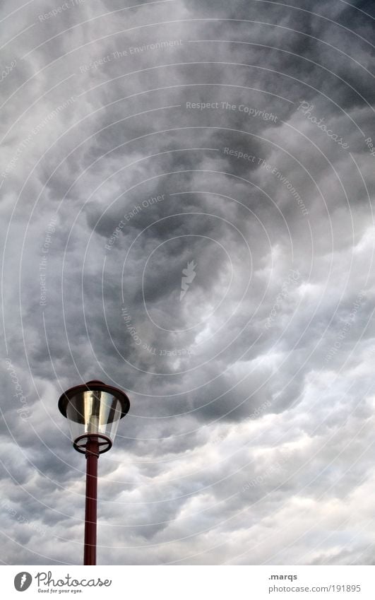 Cloudy Trip Lantern Nature Elements Air Sky Clouds Storm clouds Climate change Bad weather Gale Thunder and lightning Threat Gigantic Creepy Moody Fear Variable