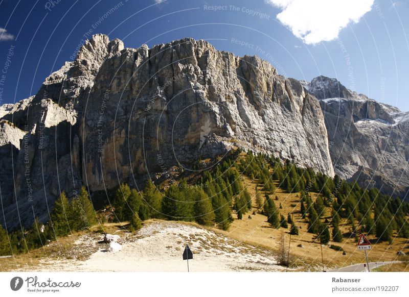 Sella stick Vacation & Travel Tourism Trip Freedom Expedition Mountain Environment Nature Landscape Clouds Sunlight Autumn Climate Weather Beautiful weather